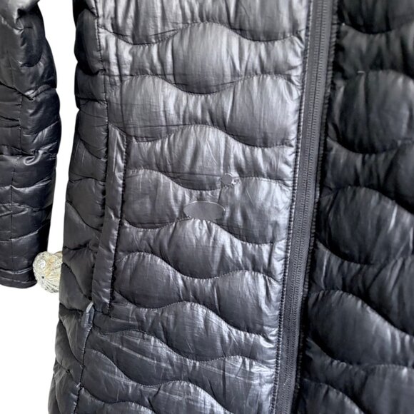 Mountain Hardwear Womens Nitrous Hooded Down Parka Small Black Down Puffer - Picture 5 of 7